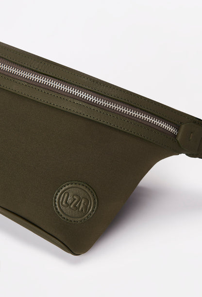 Olive Everyday Neoprene & Leather Belt Bag