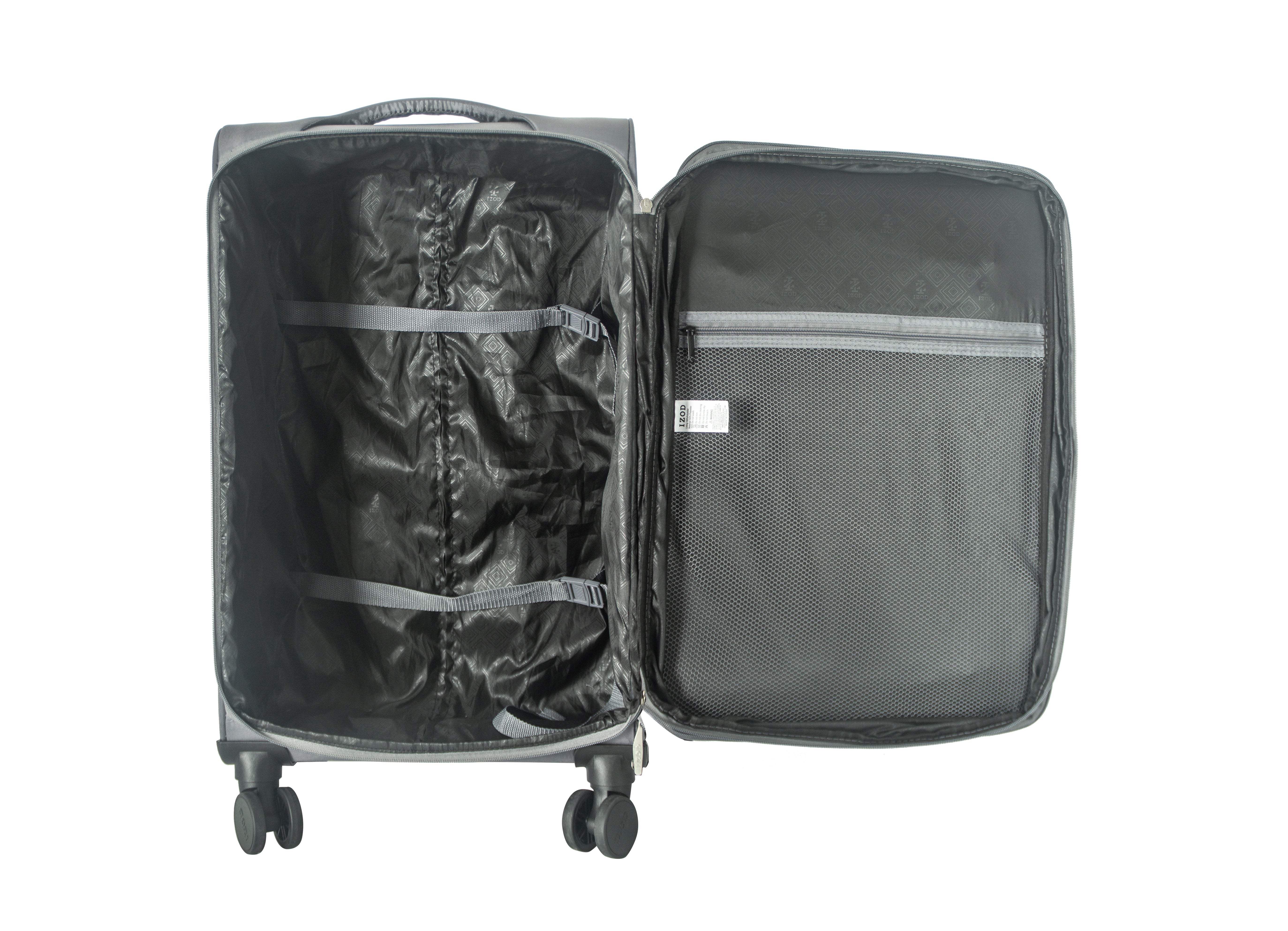 River Soft Shell Expandable 3 Piece Spinner Luggage Set