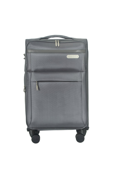 River Soft Shell Expandable 3 Piece Spinner Luggage Set