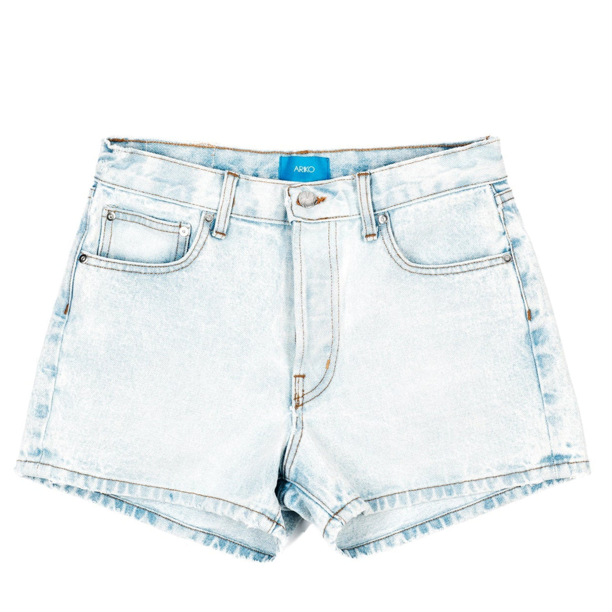 Denim Surf Shorts – Bleached Indigo