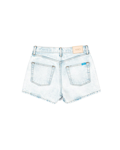 Denim Surf Shorts – Bleached Indigo