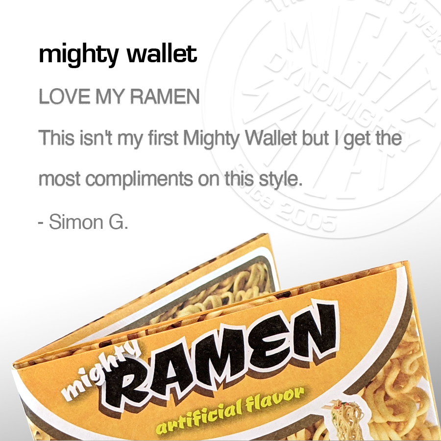 Ramen Noodle Mighty Wallet