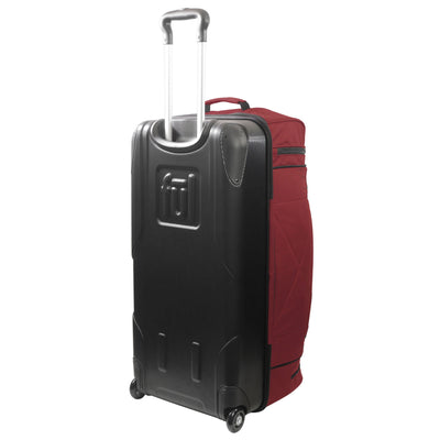 Workhorse 30" Split Level Dark Red FŪL Rolling Duffle Bag