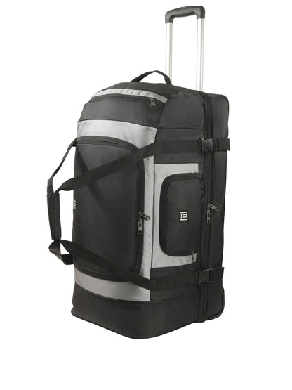 Rig Series 30" Split Level FŪL Black Rolling Duffle Bag