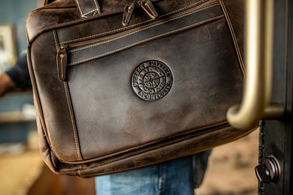 "Greenhead" Bottomland Full Grain Buffalo Leather Briefcase