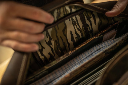 "Greenhead" Bottomland Full Grain Buffalo Leather Briefcase