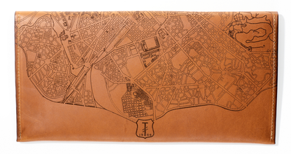 Rome Map Clutch | Etched Italy Map