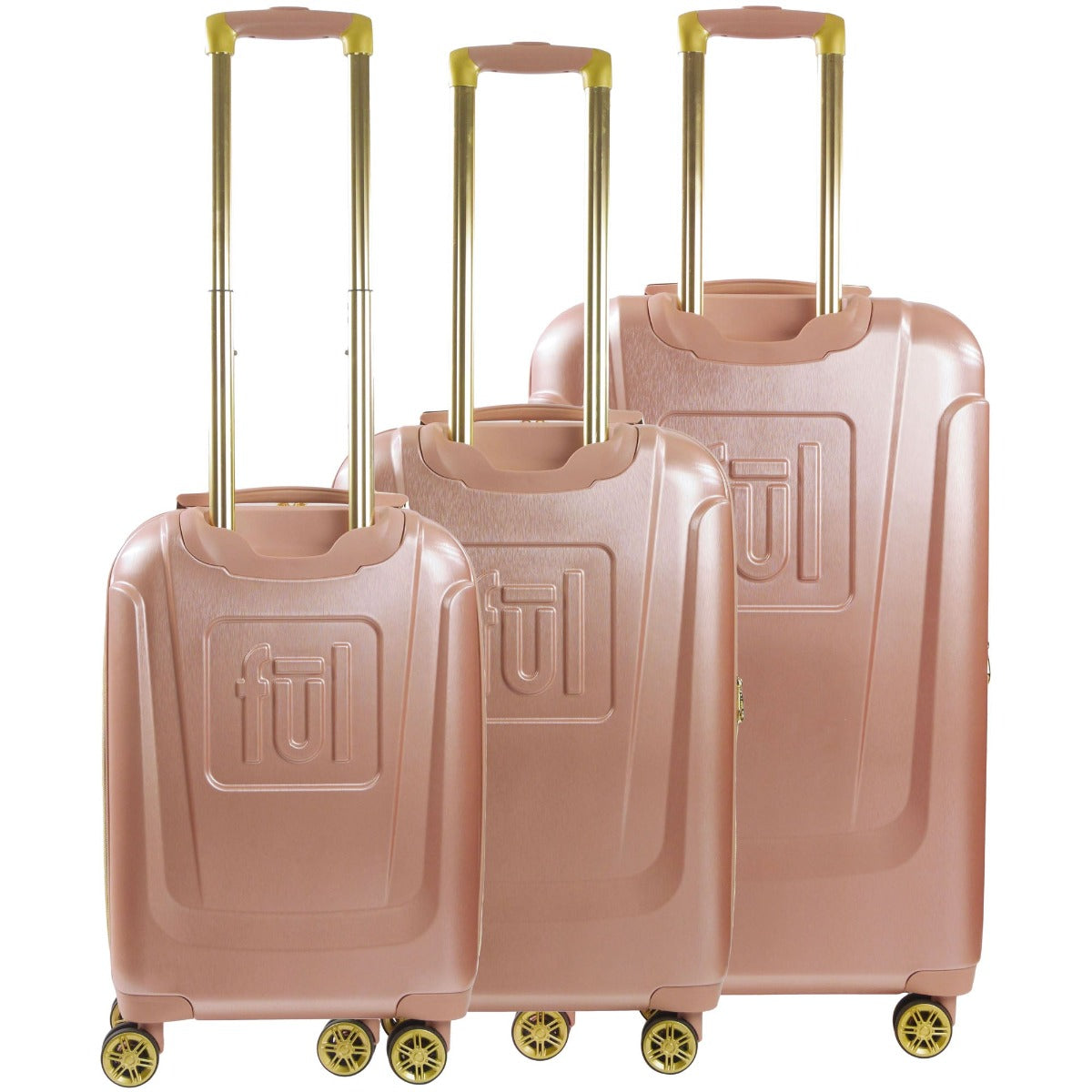 Disney Mickey Mouse Suitcases 3 Piece Luggage Set | Rose Gold