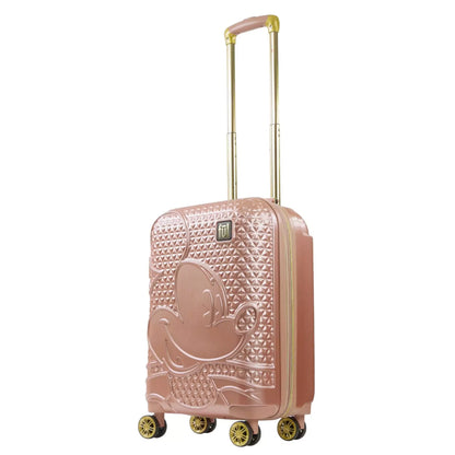 Mickey Mouse Rolling Luggage FŪL Disney Luggage 22.5" Rose Gold