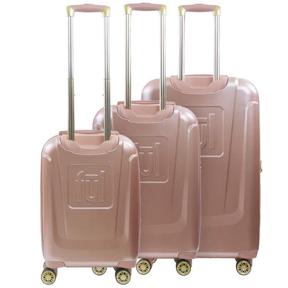 Disney Minnie Mouse Rolling Luggage 3 Piece Set Rose Gold