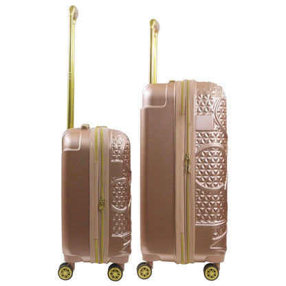 Disney Mickey Mouse Rolling Suitcases 2 Piece Set Rose Gold