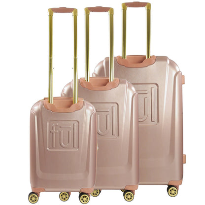 Disney Playful Minnie 3-piece Luggage Set Rose Gold