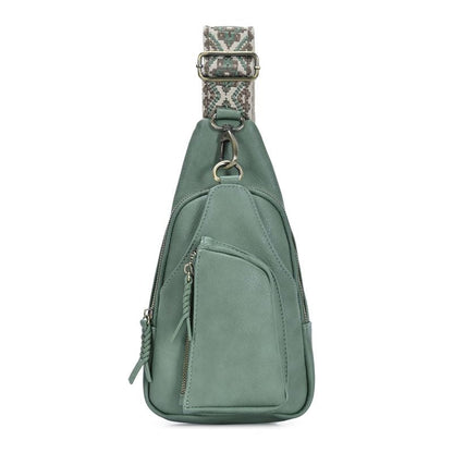 Tasha Webbing Strap Sling Bag