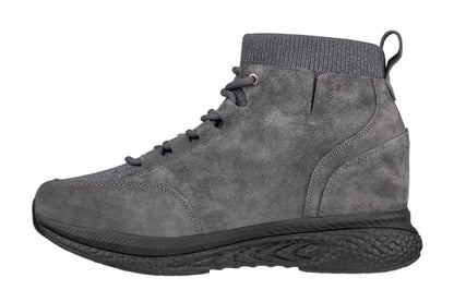 S23202 - 3 Inches Taller (Grey) - Men's Sneakers