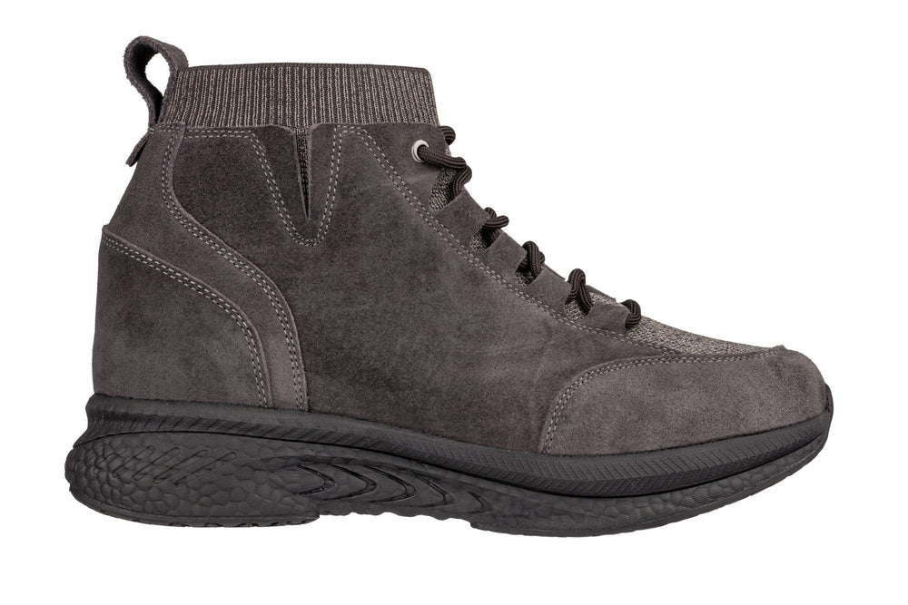 S23203 - 3 Inches Taller (Dark Brown) - Men's Sneakers