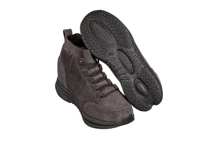 S23203 - 3 Inches Taller (Dark Brown) - Men's Sneakers