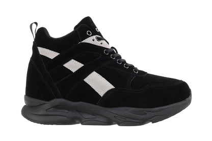 S33594 - 4 Inches Taller (Black/Grey) - Men's Sneakers