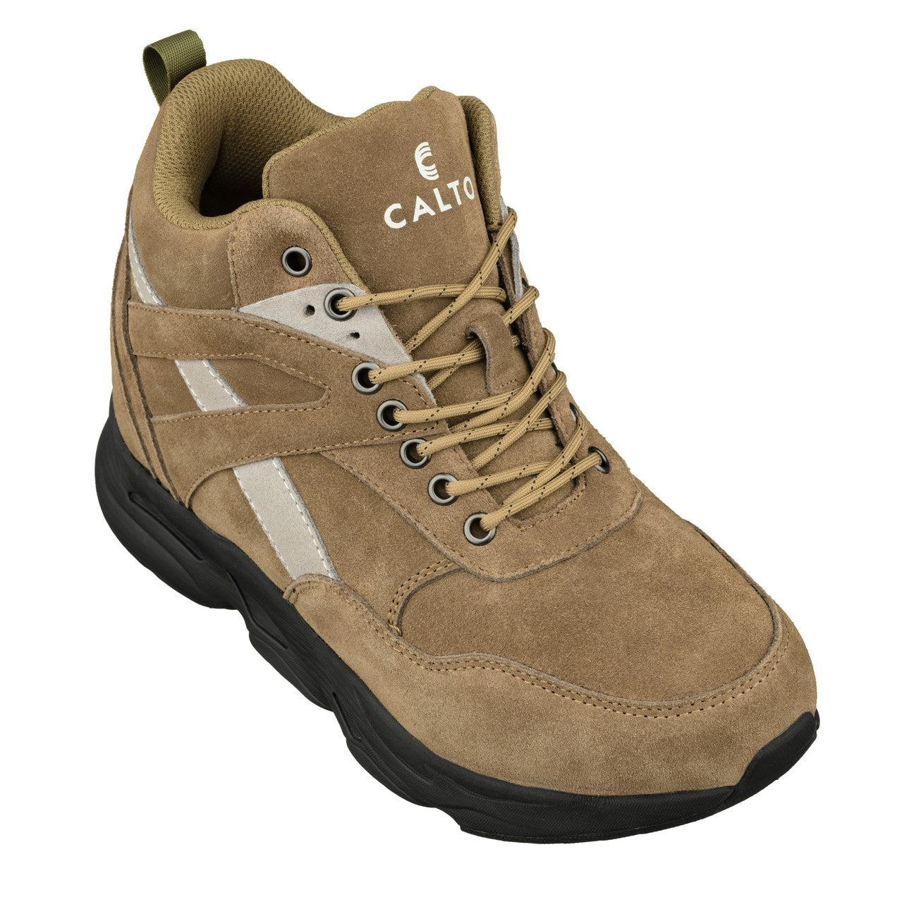 S33596 - 4 Inches Taller (Olive Green) - Men's Sneakers