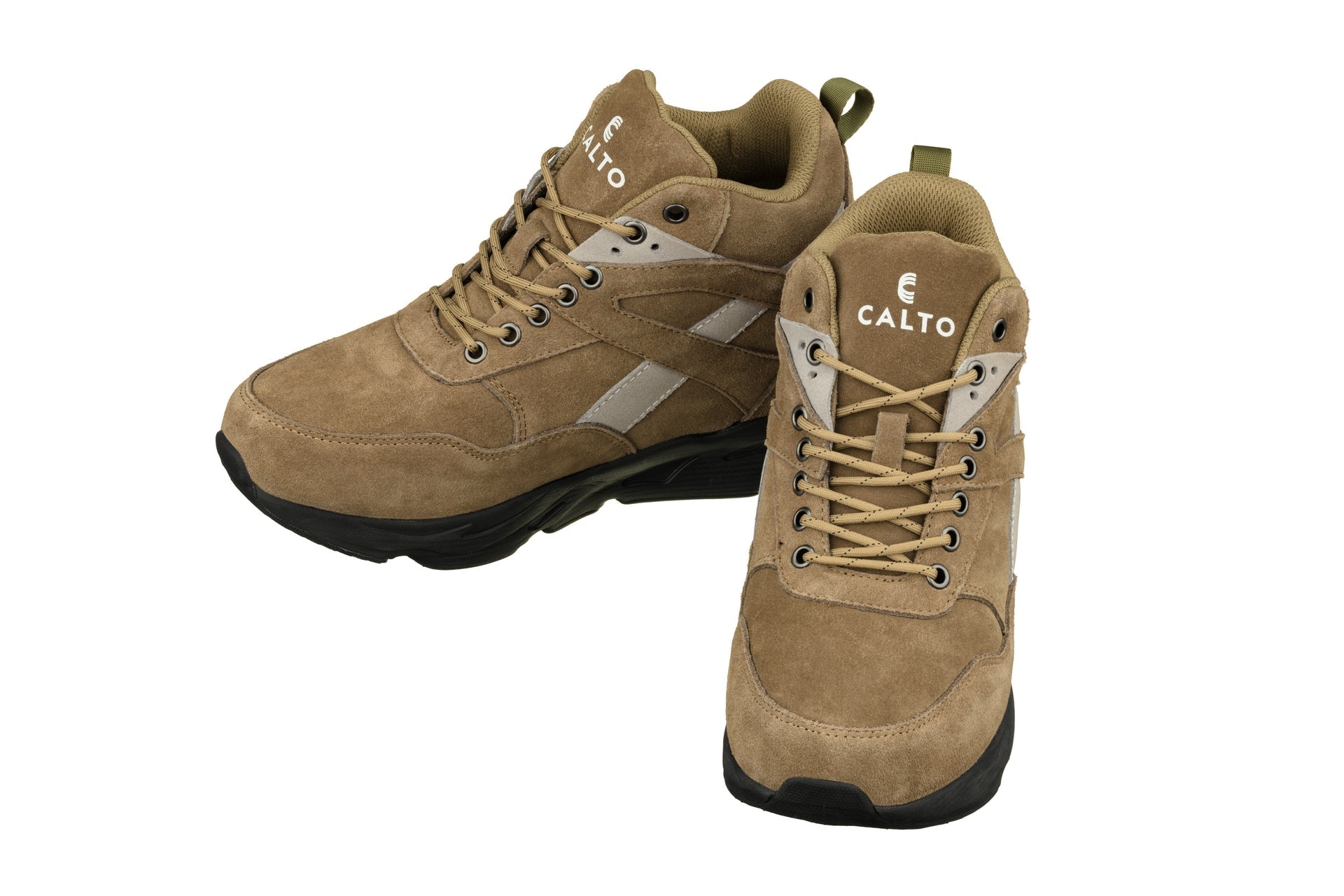 S33596 - 4 Inches Taller (Olive Green) - Men's Sneakers