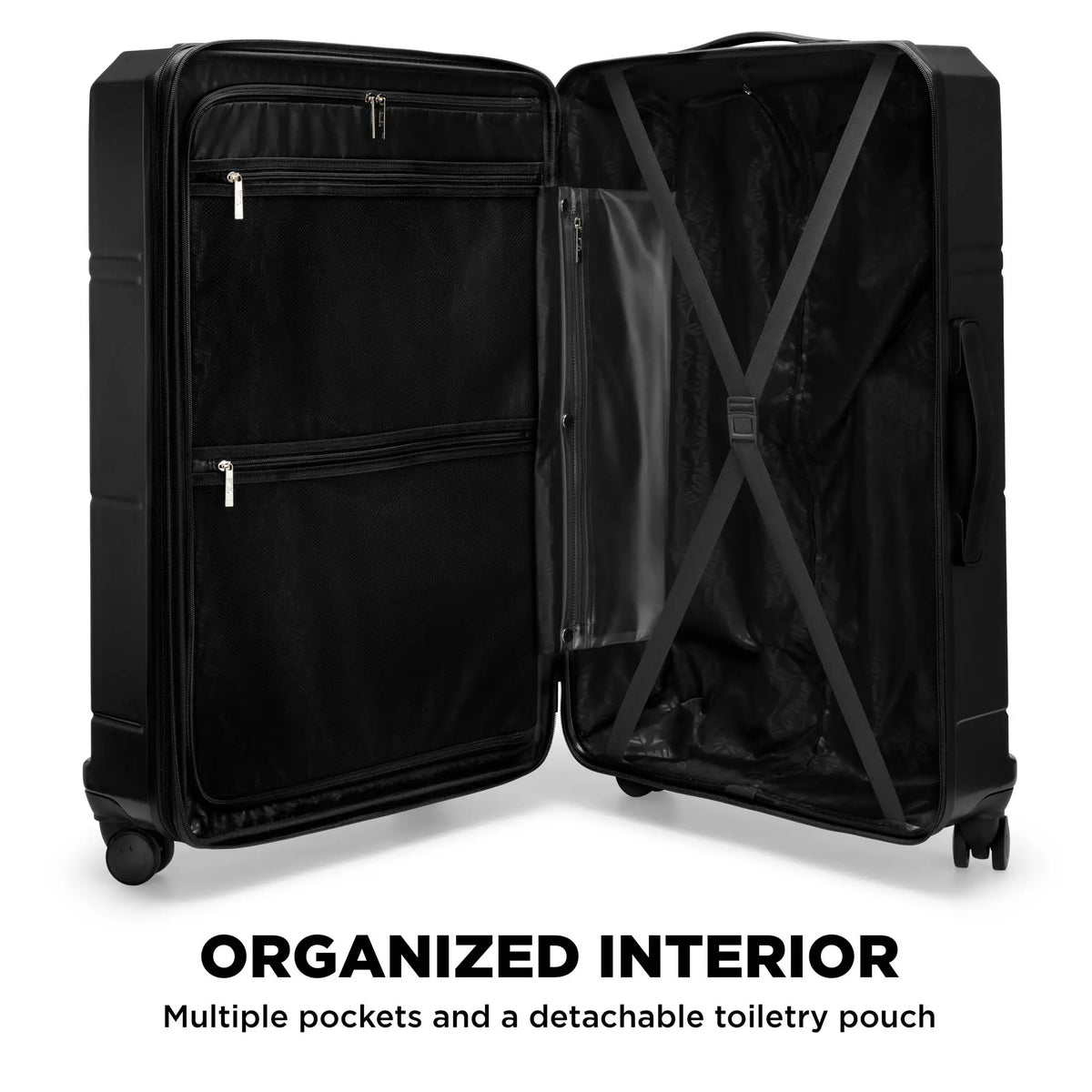 Cheerful Cruiser 3-Piece Expandable Spinner Luggage Set