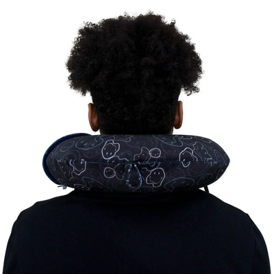Melted Smiley Memory Foam Travel Neck Pillow