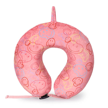 Melted Smiley Memory Foam Travel Neck Pillow