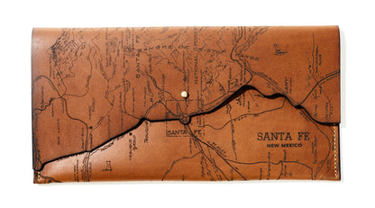 Santa Fe Map Clutch