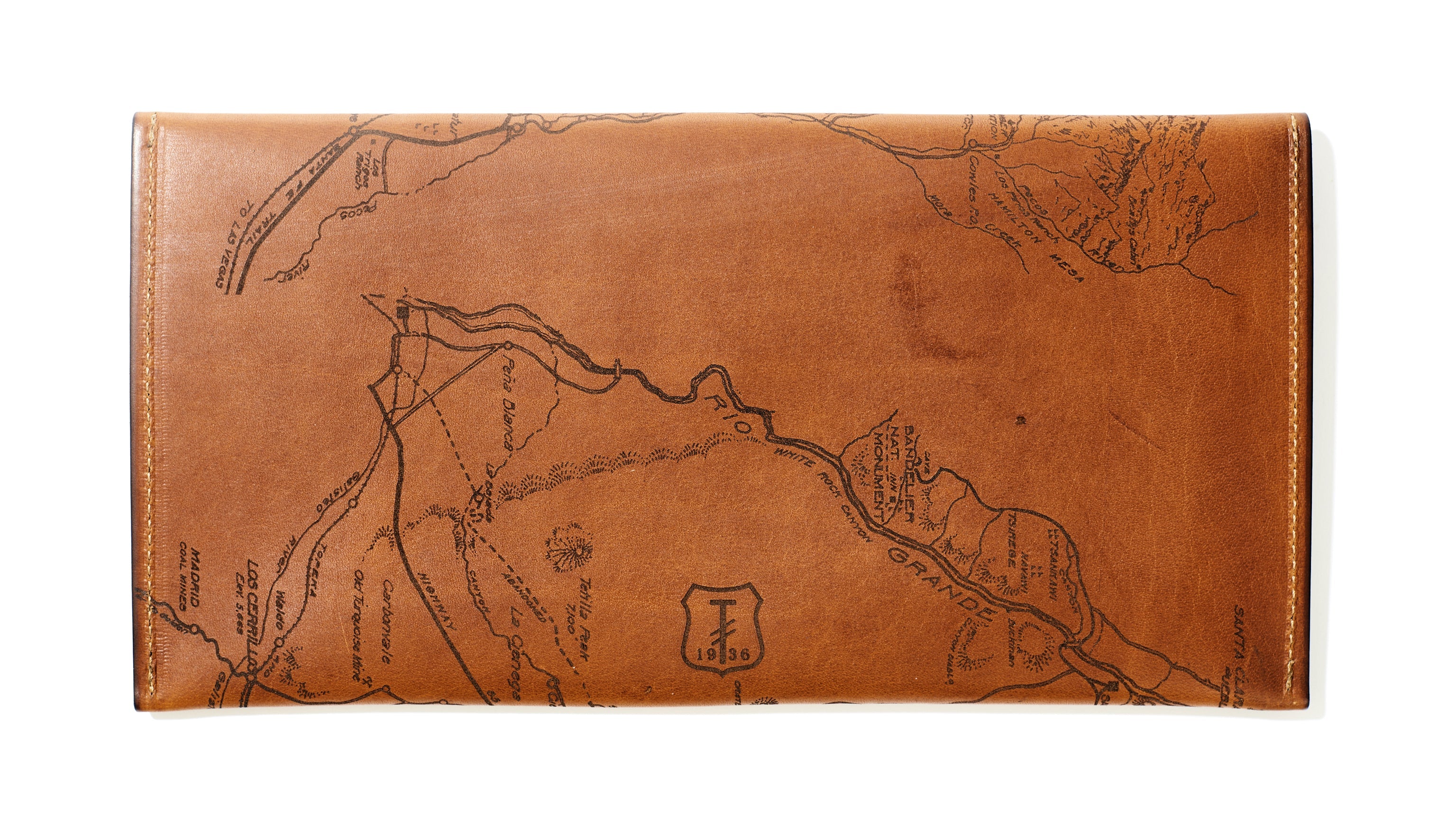 Santa Fe Map Clutch