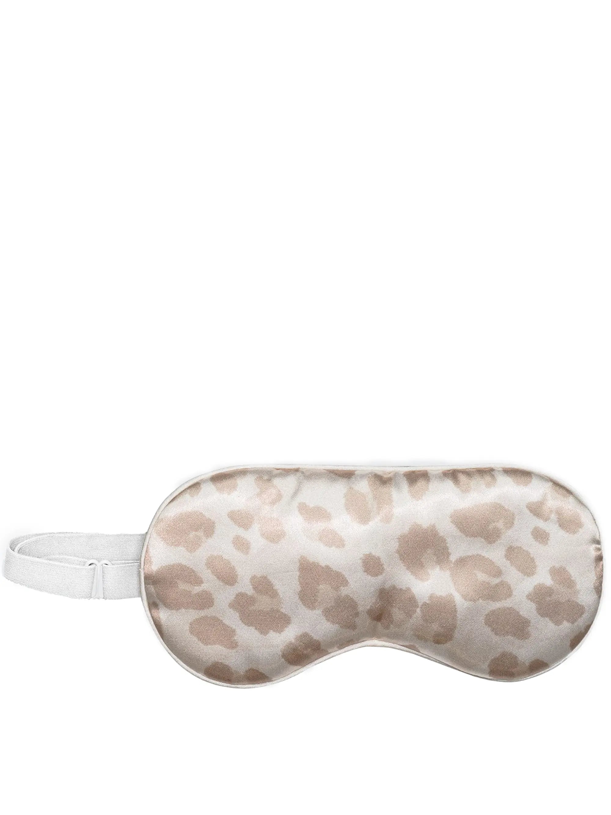 Satin Sleep Eye Mask in Leopard