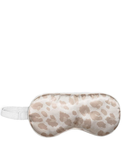 Satin Sleep Eye Mask in Leopard