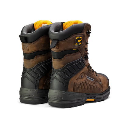 Scorpion 9” Composite Toe Men's Waterproof Work Boot – Brown