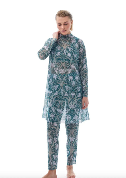 Irises Burkini with or without Hood