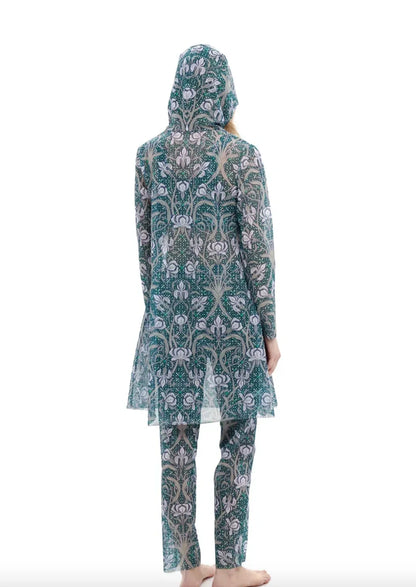 Irises Burkini with or without Hood