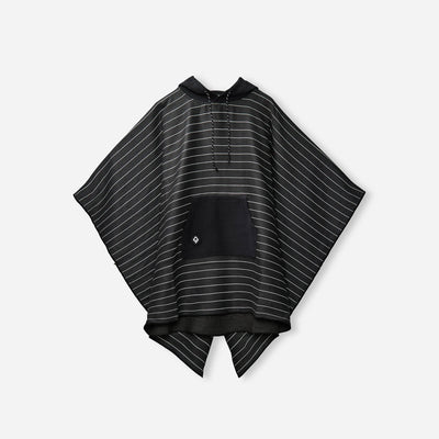 Poncho Towel: Pinner Black