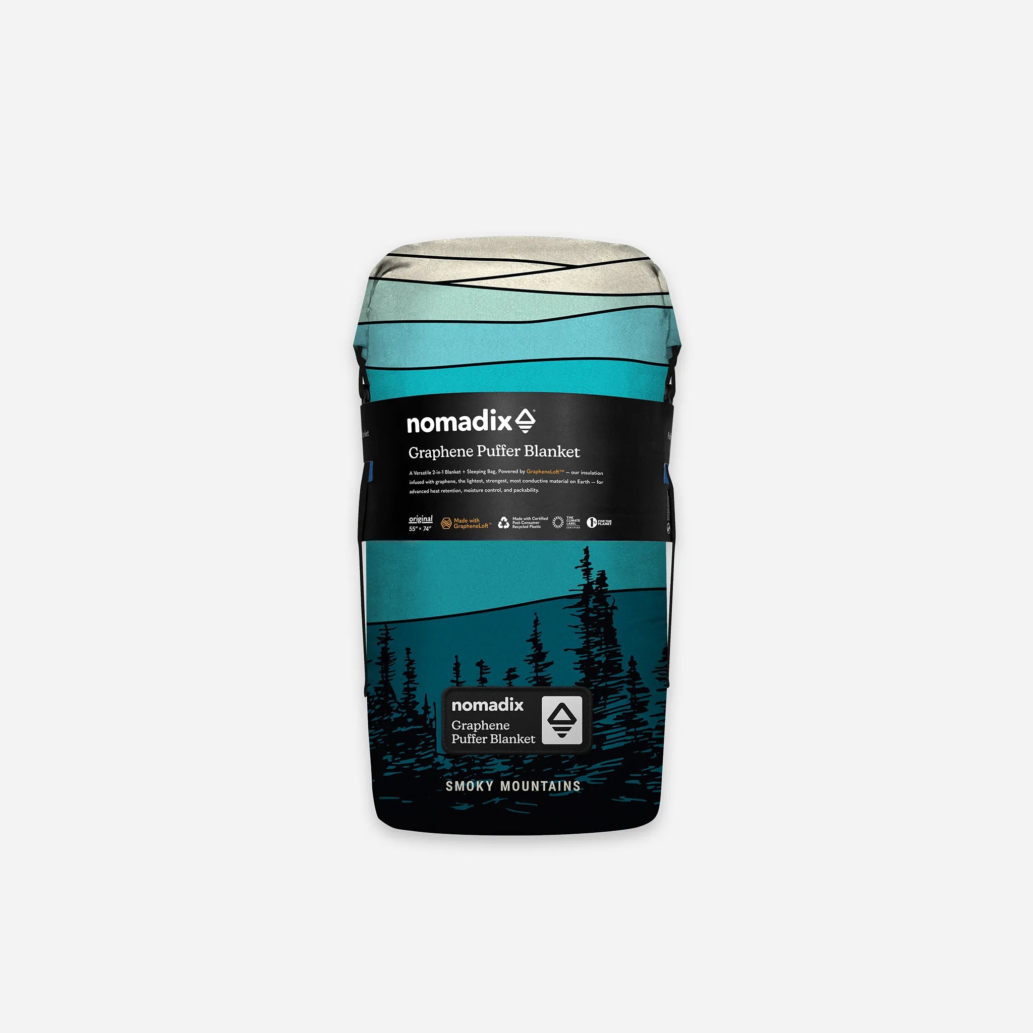 Graphene Puffer Blanket: Smoky Mountain