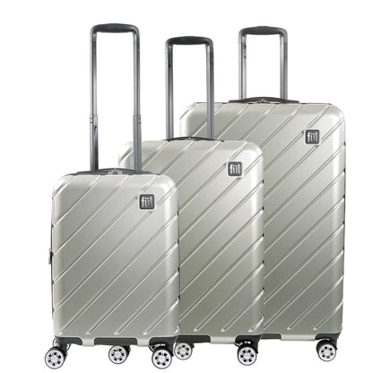 Ful Velocity Expandable Hardside Spinner 3 pcs set, Silver