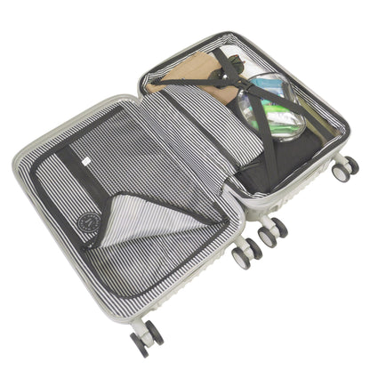 Martha Stewart The Bedford 3-Piece Hardcase Luggage Set