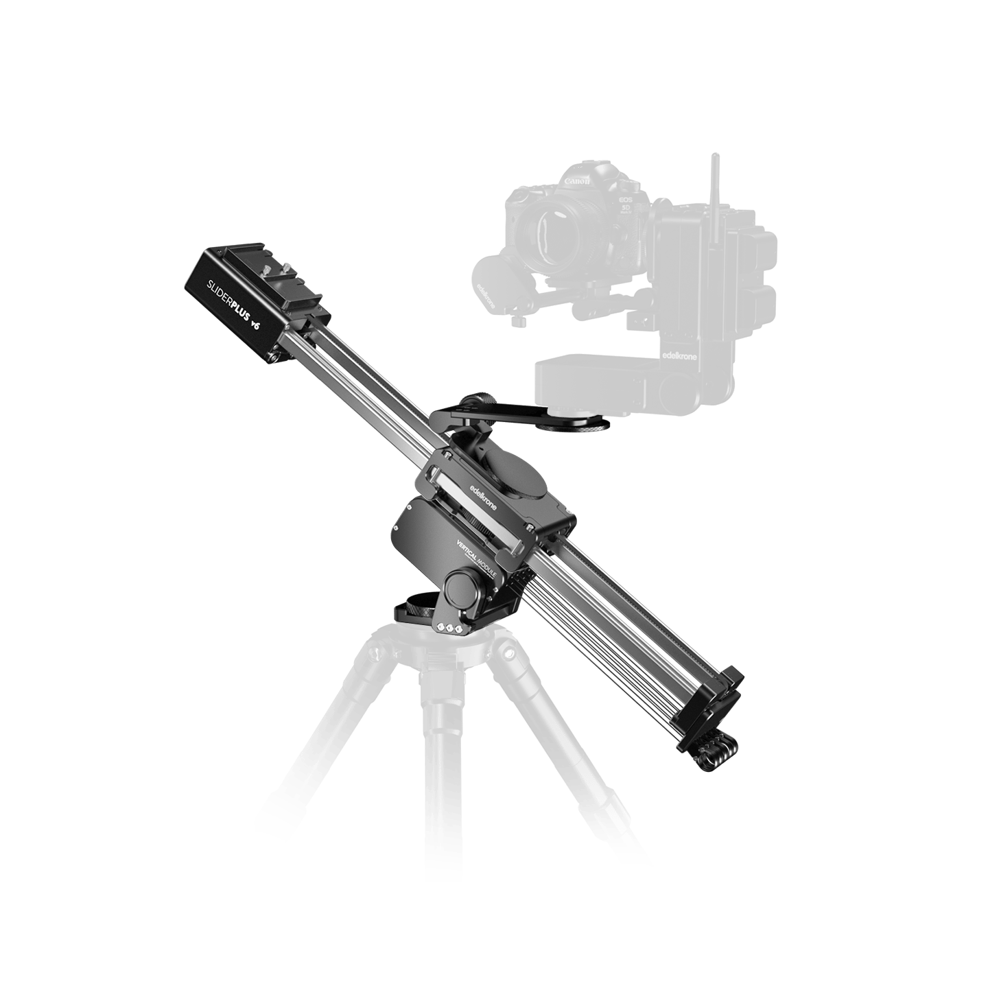 Camera SliderPLUS v6 with a Built-in Motor, HyperAxial Support