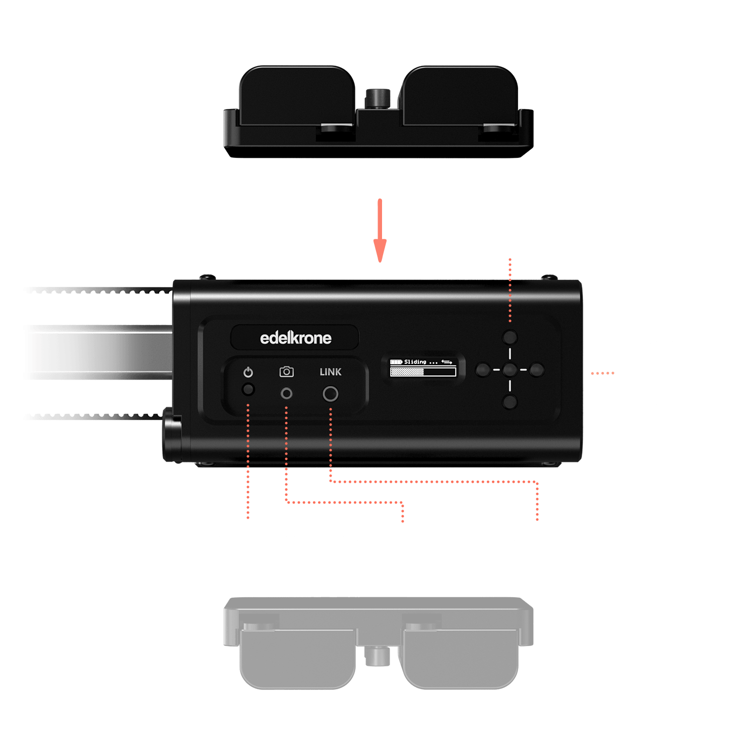 Camera SliderPLUS v6 with a Built-in Motor, HyperAxial Support