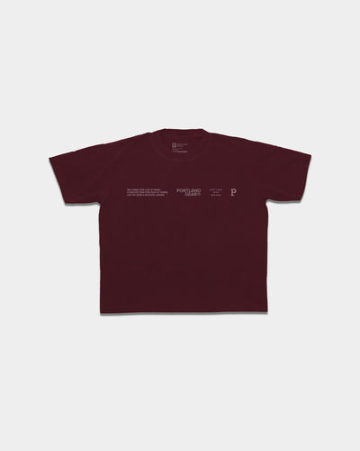 Women's All-American Slogan Tee - Port