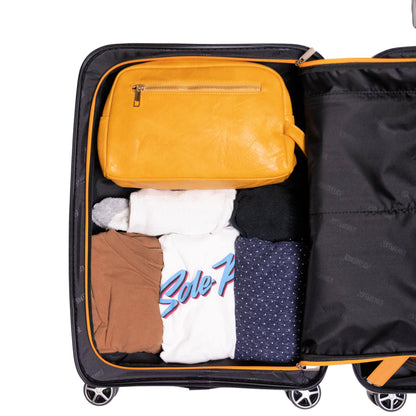 20-inch Black Carry-on Suitcase with TSA Lock