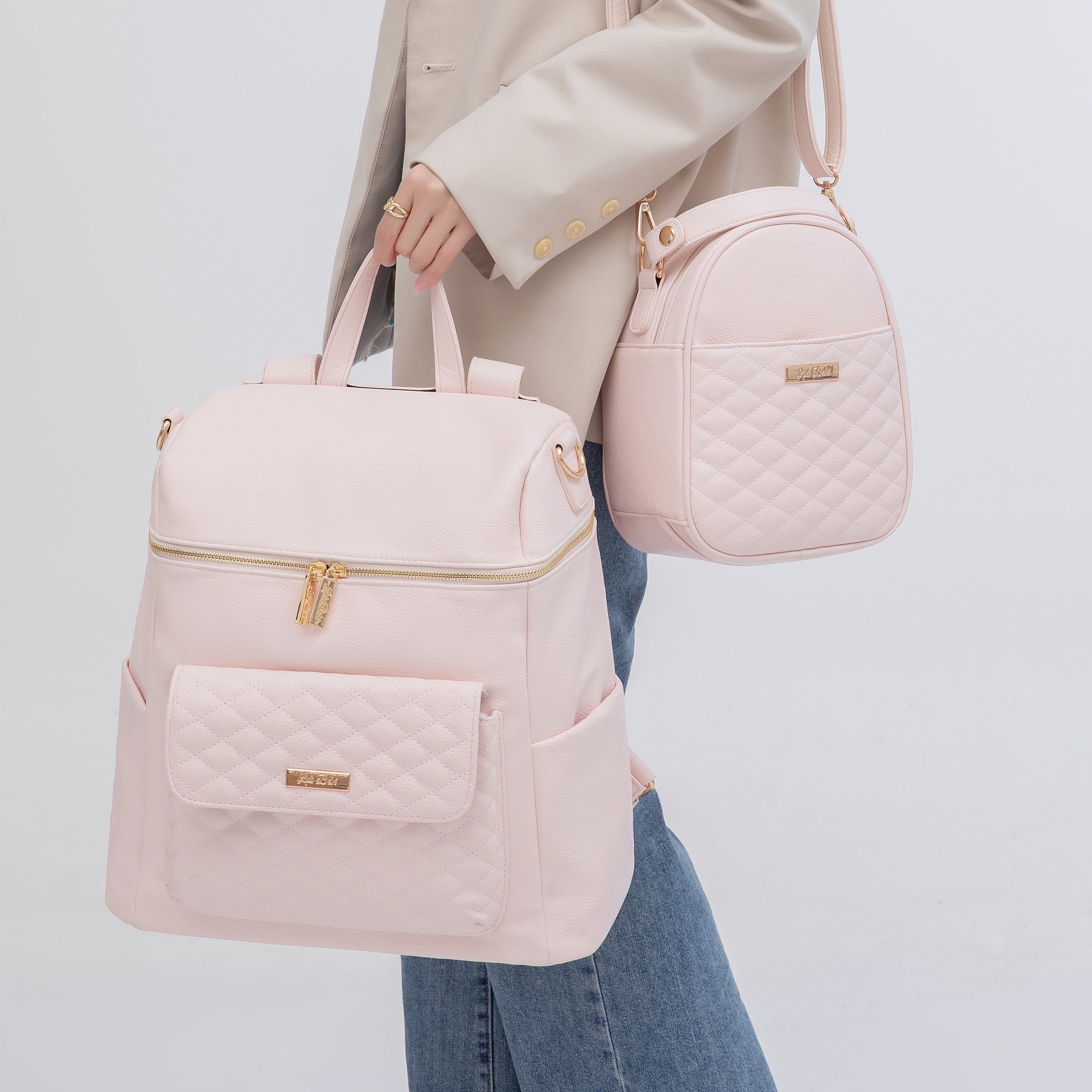 Monaco Snack Bag | Pastel Pink