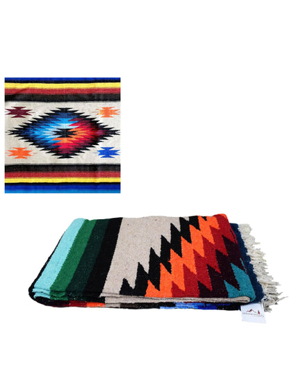 Southwest Brown Mexican Diamond Blanket