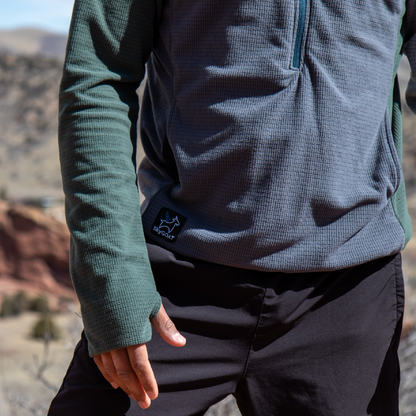 Men's CAMP Half-Zip Hooded Pullover Ultralight 115