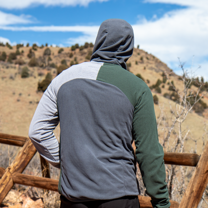 Men's CAMP Half-Zip Hooded Pullover Ultralight 115