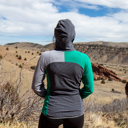 Women's CAMP Half-Zip Hooded Pullover Ultralight 115