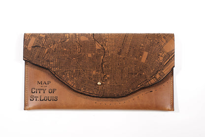 St. Louis Map Clutch