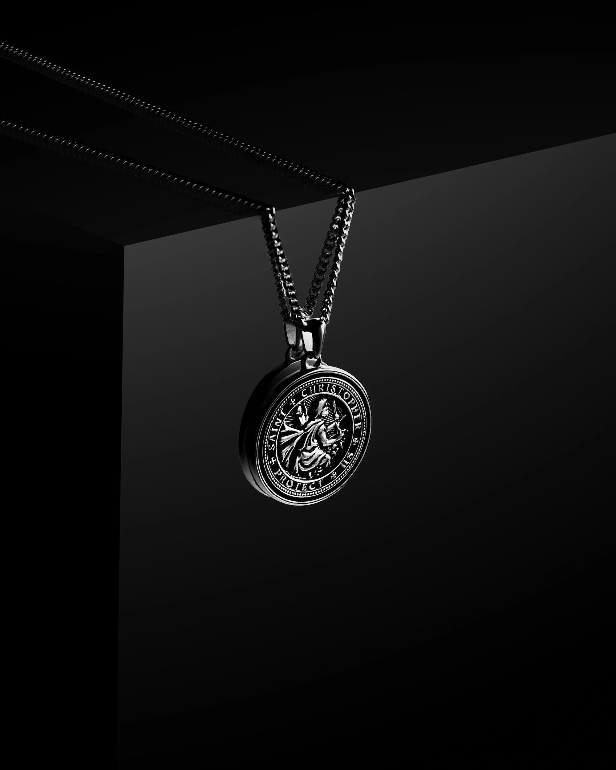 St. Christopher Set - Sterling Silver Set