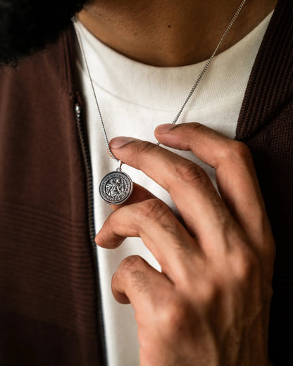 St. Christopher Set - Sterling Silver Set