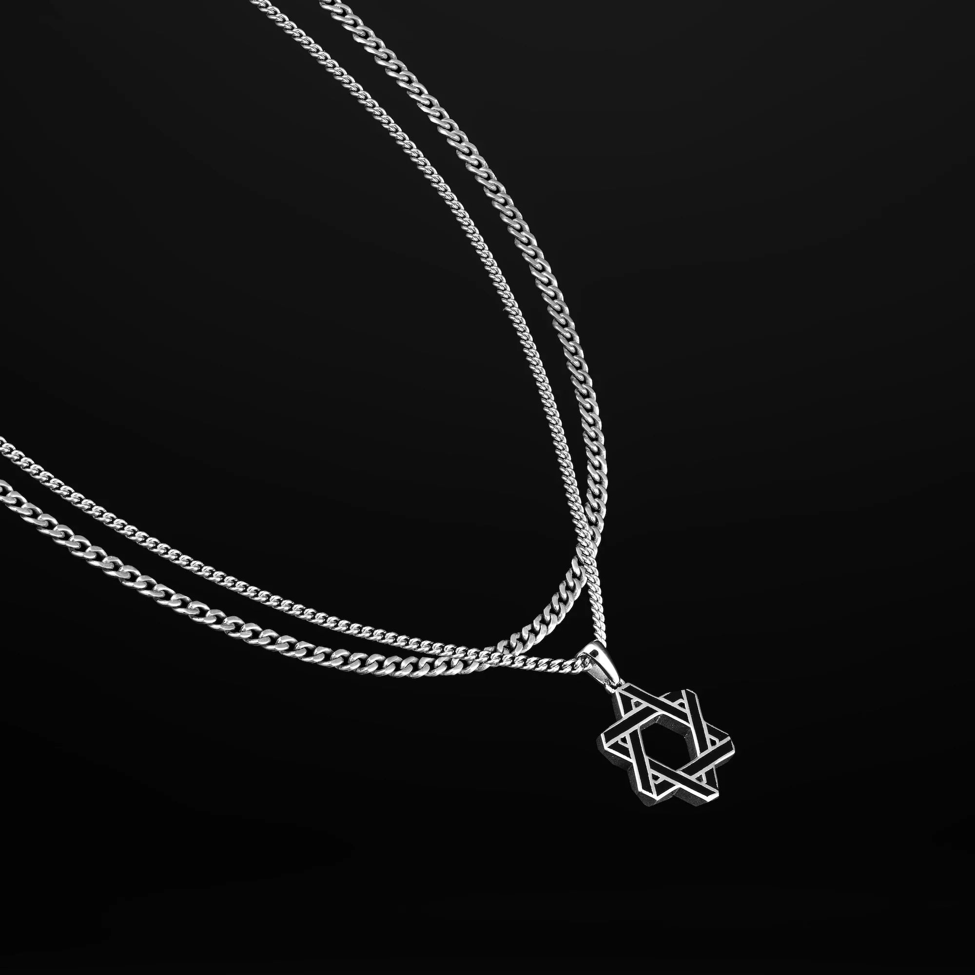 Star of David - Sterling Silver Set